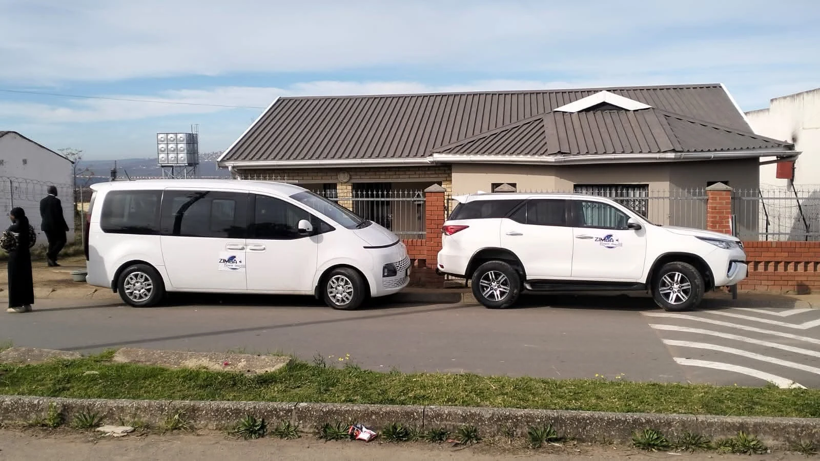 Zimba Funeral Directors branded service vehicles
